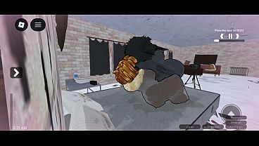 Garota do Roblox monta no meu pau e abre a bunda e a buceta toda