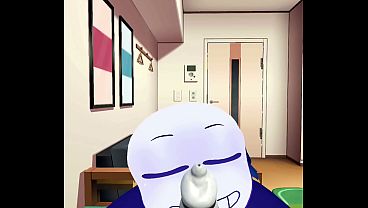 Gay sem pau se beijando apaixonadamente na cama
