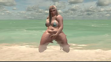Turista gordinha adora negão em hentai 3D animado sem censura