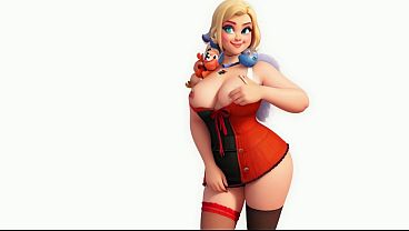 Vovó Carmen Na Harley Quinn Curte Uma Escapada Sexual
